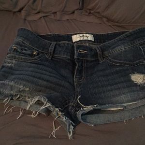 Day trip denim shorts